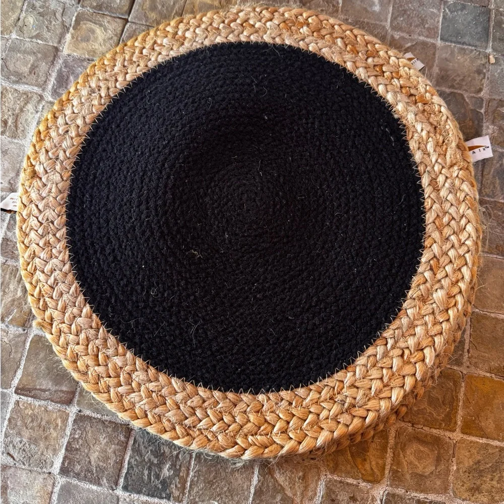 Domain Black and Tan Woven Placemats
